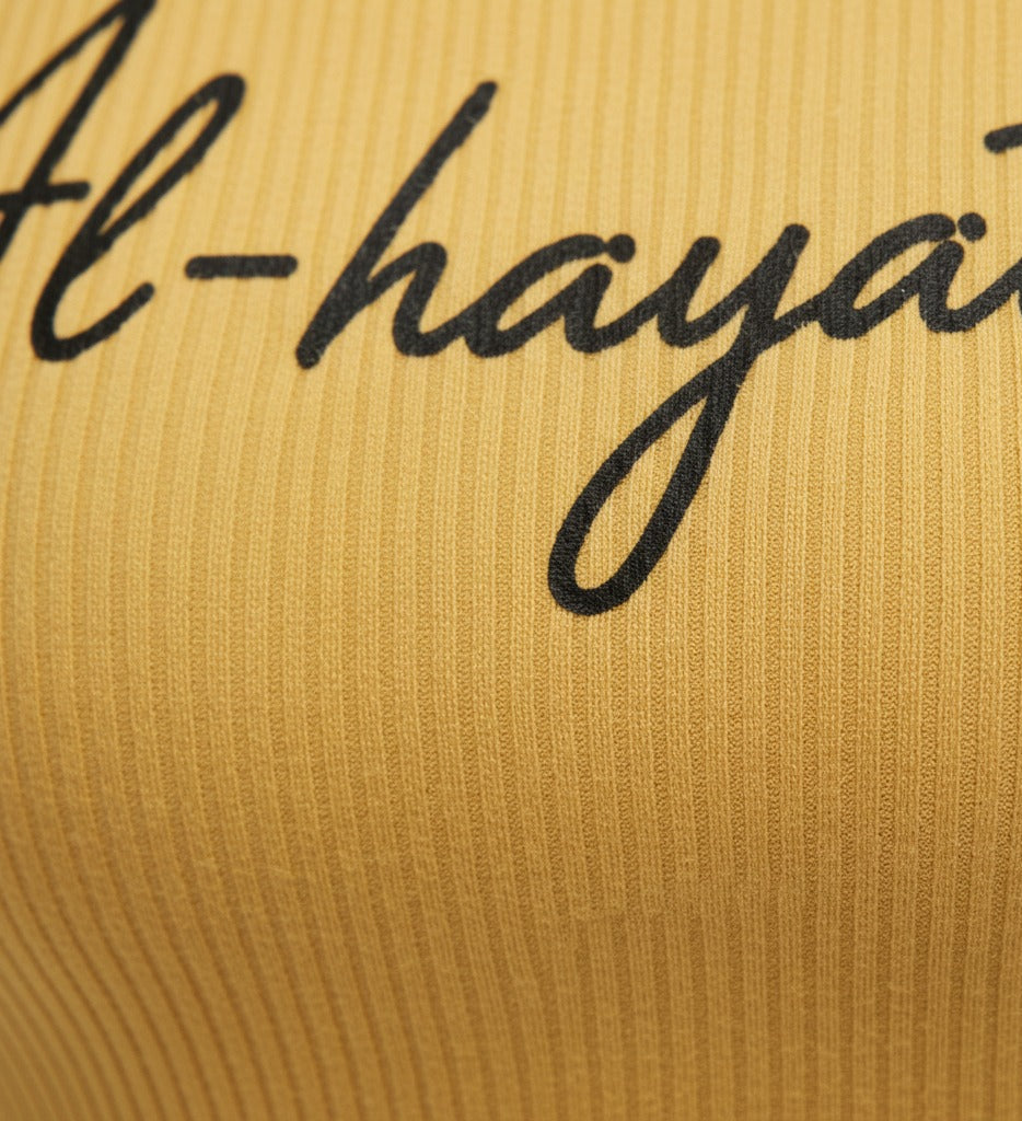 Bodycon mini yellow dress. Having stretchable soft fabric with lace design at the back